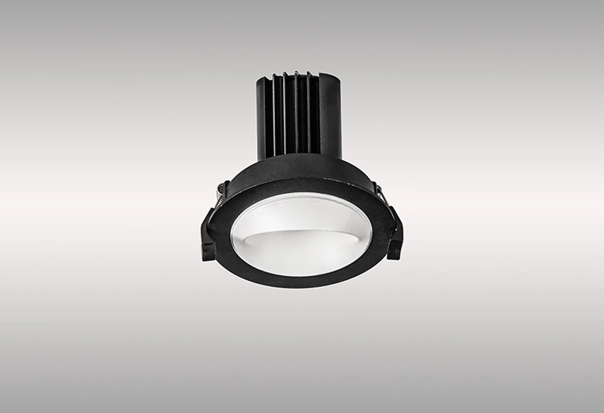 Bonia 12 Powered by Tridonic 12W 1200lm 2700K 36° LED Engine,350mA Black/White 27° Angled Round Downlight , DRIVER NOT INC. 5yrs Warranty DM202458  Dlux Bonia 12